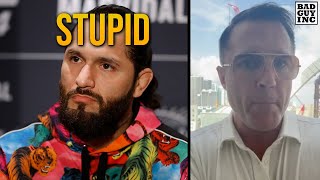 I Didnt Know Jorge Masvidal was this Stupid [upl. by Lathrope953]