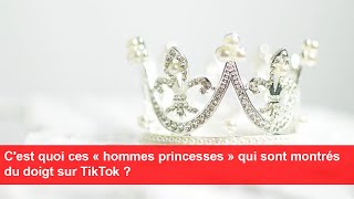 Cest quoi ces « hommes princesses » qui sont montrés du doigt sur TikTok [upl. by Nothgierc195]