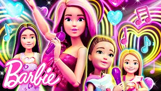 BARBIE POPSTAR SISTER LOVE Pt 2 💖💜 Barbie Song Official Music Video [upl. by Ellerol]