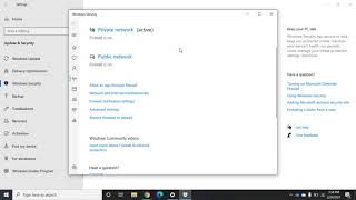 Configuring Windows Defender Firewall [upl. by Dorcy]