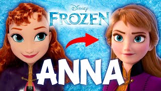 THE STRANGEST FACE EVER  I MADE THIS ANNA FROZEN DOLL LOOK REALBig Doll Repaint by Poppen Atelier [upl. by Sivert851]