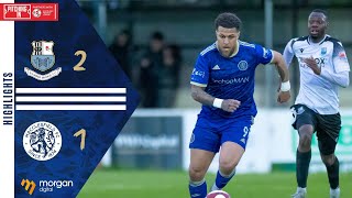 Highlights Bamber Bridge 21 Macclesfield FC [upl. by Rubma821]