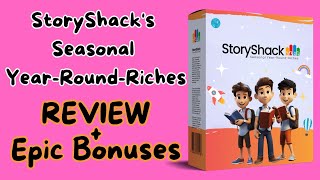 StoryShacks Seasonal Year Round Riches REVIEW 200 School CurriculumBased Storybooks with PLR [upl. by Nahshun]