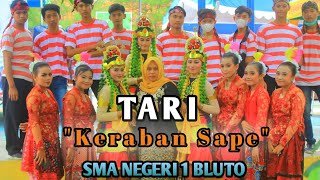 Tari Keraban Sape  SMAN 1 BLUTO 2021 [upl. by Zaslow]