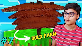 Best Gold Farm In One Block Minecraft Episode7 [upl. by Nari776]