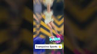 Trampoline Sports  trampolinepark trampolinefun fun waterparkthrills Water Park Fun [upl. by Alyakcim]