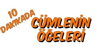 10dkda CÜMLENİN ÖĞELERİ [upl. by Debbie235]