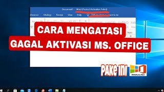 Cara Mengatasi quotMicrosoft Activation Failedquot  KMS Auto [upl. by Aniryt]