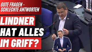 Hat Lindner alles im Griff Gute Fragen  schlechte Antworten [upl. by Nnyw237]