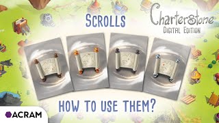 Charterstone Digital Edition  Scrolls and how to use them Spoilers [upl. by Gnoh]