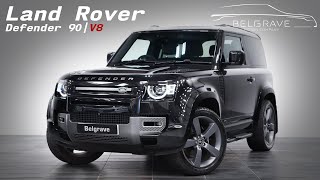 Land Rover Defender V8  Walkaround video  FOR SALE [upl. by Brocklin]