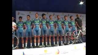 PRESENTACIÓN DE LOS EQUIPOS 34 VUELTA CICLÍSTICA AL ECUADOR [upl. by Sherlocke]