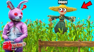 Oggy Try To Hide With Scariest Jack In Propnight  Rock Indian Gamer [upl. by Aikyt589]