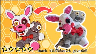 I Recreated the Nastiest FanDesigned FNAF Plush  ranking every plush redesign  sewing pattern [upl. by Tarsus]