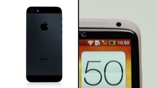 iPhone 5 vs HTC One X Review of Release Date Specs Price amp Features [upl. by Oric]