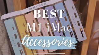 The TOP Accessories for your iMac  2021 iMac iMac Accessories ASMR Aesthetic unboxing 🧡 [upl. by Repsihw473]