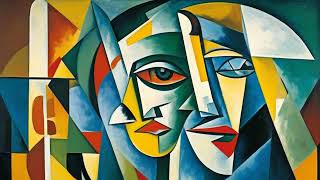 Sorrow I Cubism Painting I HD [upl. by Tnomel]