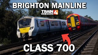 CLASS 700 on the Brighton Main Line London Commuter  Train Sim World 4 [upl. by Gayn837]