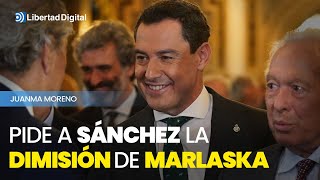 Juanma Moreno pide a Sánchez la dimisión de Marlaska [upl. by Anawik]