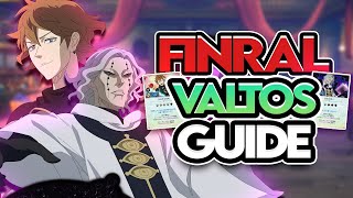 FINRAL amp VALTOS COMPLETE GUIDE BEST GEARSETS TALENT TREE SKILL PAGE amp TEAMS  Black Clover Mobile [upl. by Pippa607]