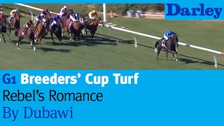 Rebels Romance by Dubawi wins the G1 Breeders Cup Turf at Del Mar [upl. by Dazhehs]