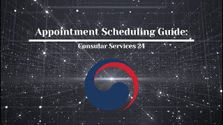 Korean Consulate Appointment Booking Guide  StepbyStep Tutorial [upl. by Perice327]