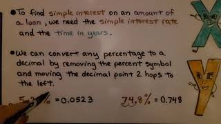 7th Grade Math 53b Finding Simple Interest [upl. by Magee902]