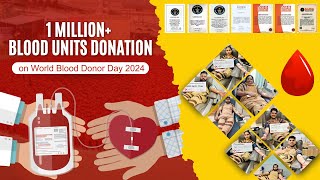 Celebrating Dera Sacha Saudas 1 Million Blood Units Donation on World Blood Donor Day 2024 [upl. by Theron]