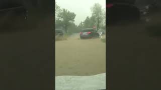 Unwetter in BadenWürttemberg  Hagel und Überflutungen [upl. by Caresa556]