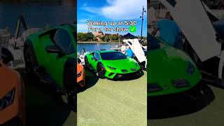 🏎️🛞💨 Waking up a car meet ✅car supercars [upl. by Barrus]