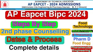 B Pharamacy Pharma D  2nd phase Notification 🥳  Dates ✅  AP Eamcet Bipc 2024 Counselling [upl. by Remus896]