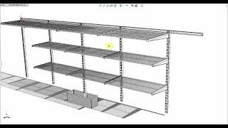 Elza B C1 and C2  We design supply and install Elfa modular storage [upl. by Nnahaid80]