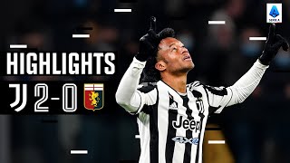 Juventus 20 Genoa  Cuadrado Scores Stunner Directly From Corner  Serie A Highlights [upl. by Jowett]