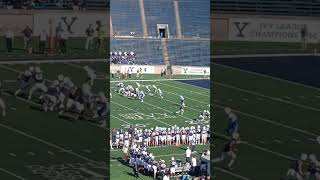 Yale Football YALE WINS 2322 OVER CENTRAL CONNECTICUT STATE Touchdown By 80 Luke Foster [upl. by Margaretha344]