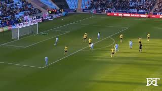 Kasey Palmer Long Range Shot Goal  Coventry vs Oxford Utd  3rd Round  FA Cup 202324 [upl. by Groscr]