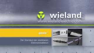 Erfinder der steckbaren Elektroinstallation gesis®  Wieland Electric [upl. by Guerin691]