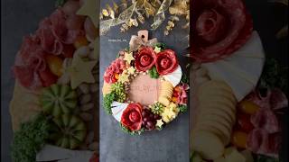 Charcuterie Christmas wreath Inspiration Ideas🎄Tutorials christmasfoodideas [upl. by Yrrat]