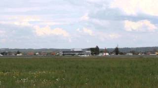 DA42 Takeoff Flughafen Graz  OEFJW [upl. by Brouwer263]