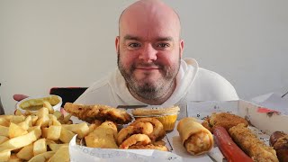 Proctors fish and chips uk mukbang [upl. by Yoshi428]