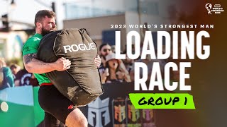 LOADING RACE Group 1  2023 Worlds Strongest Man [upl. by Leanna]