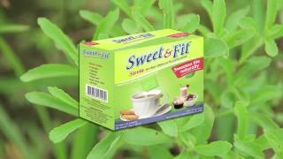 SWEET AND FIT Stevia I Herbal Dietary Supplement [upl. by Aicatsal]