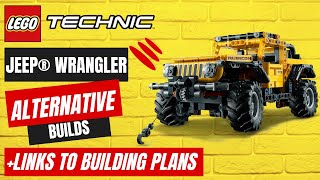 Top 10 LEGO 42122 Jeep Wrangler Alternative Builds  Custom Creations and Epic Transformations [upl. by Ynalem]