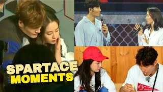 Undying care and gazes of Kim Jong Kook and Song Ji Hyo Spartace moments 💙 [upl. by Vilhelmina]