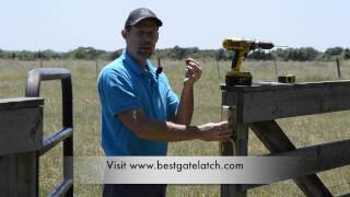 How To Install the Best Gate Latch for Farms and Ranchs [upl. by Che577]