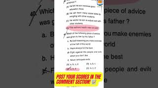 AP SET 2024 Answer Key Paper 1 Reading Comprehension apset [upl. by Nodla332]