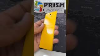 Dark Yellow Glossy Coating Powder powdercoating Powdercoatingpowder polyestercoating [upl. by Eden]