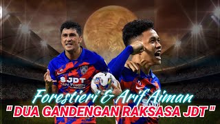 Dua Gandengan Raksasa Jdt Arif Aiman amp Fernando Forestieri [upl. by Rauch782]