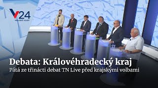 Předvolební debata Královéhradecký kraj  Krajské volby 2024 [upl. by Khichabia]