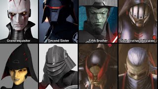 Every Single Inquisitor In Star Wars Canon amp Their Deaths [upl. by Leff36]