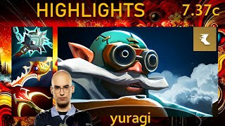 ⚡ 737c yuragi Gyrocopter KAD  30 KP  73 Carry Highlights  Dota 2 Top MMR [upl. by Nyer]